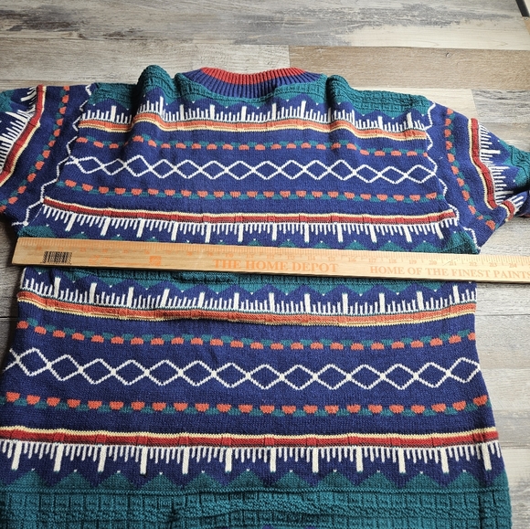 John Weitz Vintage Cotton Sweater Men's Medium Made In USA - Picture 9 of 10